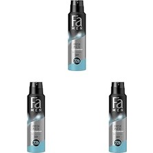 Nacario Fa Men Fresh Pulse Bergamot Canlılığı Deosprey 150 ml 3lü Paket
