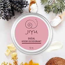 Nacario Jiyu Krem DEODORANT%100 Doğal Ter Kokusu Önleyici Koltuk Altı Beyazlatıcı (Krem Roll-On) 50 Ml.