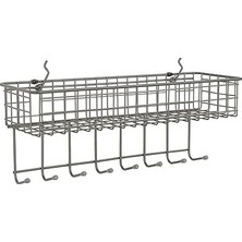Nacario Spectrum Diversified Pegboard & Duvara Monte Raf Sepeti Kanca Istasyonu, 40,64 cm U x 14,0 cm G,