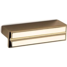 Nacario System 9255 Çizgili Kulp Gold Renk 64 mm Çok Renkli