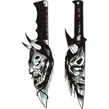Nacario Bearpear Black Mask Tattoo Geçici Dövme
