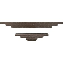 Nacario System 9429 Çizgili Kulp Fırçalı Bronze Renk 320 mm Çok Renkli
