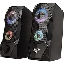 Nacario Aula N-301 10W Masaüstü Rgb Pc 1+1 Speaker Hoparlör