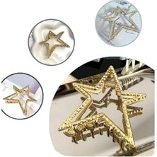 Nacario Yıldız Model Yüksek Kalite Kararmaz 6 cm Metal Toka