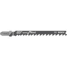 Nacario Professional 25 x Stichsägeblatt T 144 D Speed For Wood (Für Weiches Holz, Gerader Schnitt, Z