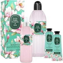 Nacario Manolya Çiçeği Kolonyası 400 Ml, 150 ml 2 Adet El Vücut Kremi 50 ml