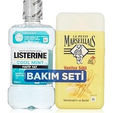Nacario Le Petit Marseillais Duş Jeli Vanilya Sütü (250 Ml) + Listerine Cool Mint Hafif Tat (250 Ml)