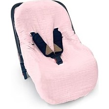 Nacario Deux Lapins% 100 Pamuk Müslin Ana Kucağı Kılıfı Innocent Pink - Pembe PSTKLF1012