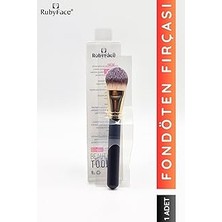 Nacario Ruby Face Tekli Makyaj Fırçası - Fondöten Fırçası, Homojen Dağılım Sağlayan Fondöten Fırçası