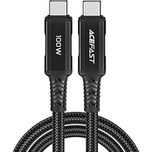 Nacario Acefast Usb-C To Usb-C 2 Metre Kablo 5A -100W Güç Pps 2.0 - Super Hızlı Şarj - Uyumlu Type-C