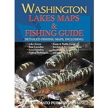 Nacario Washington Lake Maps & Fishing Guide [paperback] Mcmillan, John R