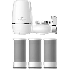 Nacario Greentech Water Aktive Edilmiş Karbon Filtreli Musluk Ucu Arıtıcı / 3 Adet Karbon Filtreli Kartuş/g