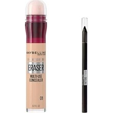 Nacario New York Instant Anti Age Eraser Kapatıcı 01 Light & Mini Tattoo Liner Gel Pencil Makyaj