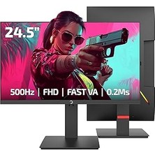 Nacario Gamepower Lucid S50 24.5'' 500Hz 0.2ms Fast Va E Spor 10 Bit Pivot Rgb Monitör