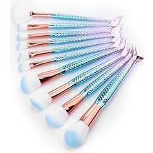 Nacario Denizkızı Makyaj Fırça 10 Lu Set Güzellik Kozmetik Ekipmanları
