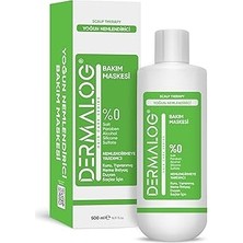 Nacario Dermalog Kuru Yıpranmış Saçlar Için Yoğun Nemlendirici Onarıcı Saç Bakım Seti 500 ml