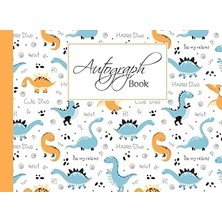 Nacario Autograph Book: Dinosaur Era Cover | Memory Book, Signature Celebrity Memorabilia Album Gift, Size