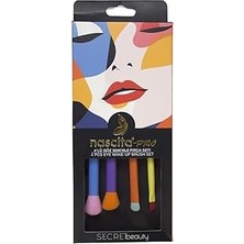 Nacario Secret Beauty 4 Lü Göz Makyaj Fırça Seti - 134