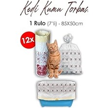 Nacario Rosie Kumu Torbası, Poşeti, 85X50CM, 7' Li 12 Rulo