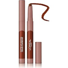 Nacario L'oreal Paris Infaillible Matte Lip Crayon Kalem Mat Ruj - 109 Flirty Toffee 1 Paket (1 x 12.7 G)