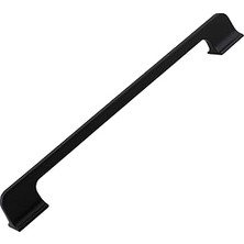 Nacario Afra Metal Mat Siyah Kulp 224 mm 22.4 cm Mobilya Çekmece Mutfak Dolabı Dolap Kapak Kulp Kulb Kulpu