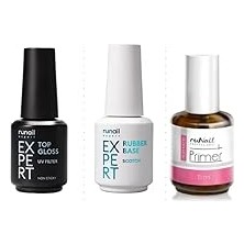 Nacario Fontenay Runail Uv Filtreli Top Coat 18ML + Rubber Base Scotch 18ML + Non-Acid Primer 15ML Şeffaf