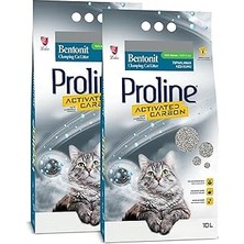Nacario Proline Aktif Karbonlu Topaklanan Kumu 10 Lt x 2 Adet