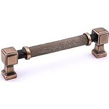 Nacario Talas Tırtıklı 128 mm Antik Metal Kulp Mobilya Çekmece Dolap Kapak Kulpu Dayanıklı Kulbu Kulpl