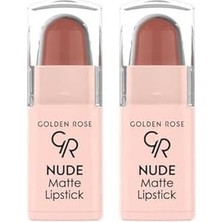 Nacario Nude Matte Lipstick (Mini) No:02 - Ruj 2li Paket