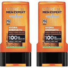 Nacario Paris 2'li Men Expert Hydra Energetic Taurin Içeren Duş Jeli