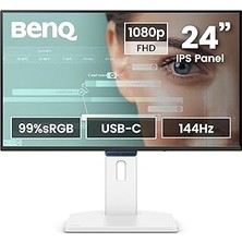 Nacario Benq GW2490TC 23.8'' IPS Full Hd 144Hz HDMI Dp Usb-C mm Pivot Asonsörlü Eyecare Ev Ofis Monitörü