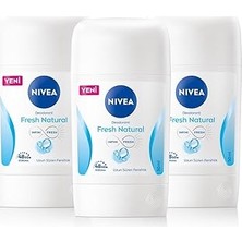 Nacario Nivea Kadın Stick Deodorant Fresh 50ML, 48 Saat Koruma, X3 Adet
