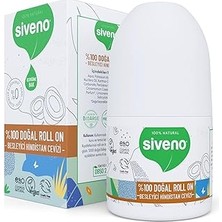 Nacario Siveno Doğal Roll On Hindistan Cevizli Deodorant Ter Kokusu Önleyici Bitkisel Lekesiz Vegan 50