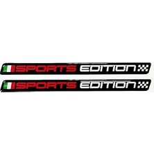 Nacario Sports Edition 3D Italya Damalı Sticker