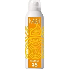 Nacario Mia Güneş Koruyucu Sprey Fun & Sun Spray Spf 15 150 ml -ZA311 656272649333