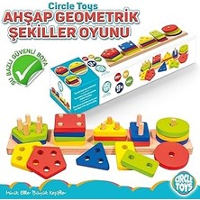 Nacario Circle Ahşap Geometrik Şekiller 5'li