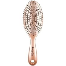 Nacario Üç Boyutlu Oval Saç Fırçası Kahverengi