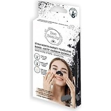 Nacario Bee Beauty Si̇yah Nokta Karşiti Temi̇zleme Bandi Akti̇f Karbon Içeri̇kli̇ - Nose Pore Strips Charcoal