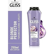 Nacario Gliss Blonde Perfector Mor Şampuan 250 ml + Mor Maske 200 ml + 12-2 Titan Sarı Şampuan 2 Adet Saç B