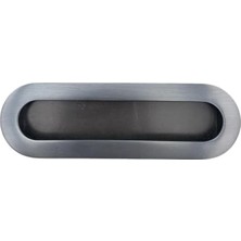 Nacario System 7471 Füme Renkli Gömme Kulp 128 mm Renksiz Tek Ebat SSY7471 0128 Bbn