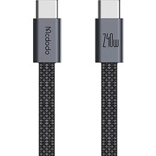 Nacario CA-9900 Usb-C To Usb-C 240W Manyetik Ince Hızlı Şarj Kablosu 1m
