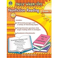 Nacario Daily Warm-Ups: Nonfiction Reading Grd 3