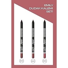 Nacario Emily Dudak Kalemi 3'lü Set NO:203-222-226
