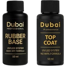 Nacario Fontenay Dubai Professional Rubber Base + Top Coat 50ML Beyaz