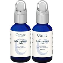 Nacario Cemre Üzüm Çekirdeği Taşıyıcı Yağı, 2'li Paket, 15ML