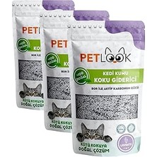 Nacario Petlook Kumu Koku Aktif Karbon Katkılı Kokusuz 300 gr (Lavanta) (3 Paketi)
