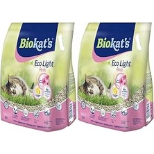 Nacario Biokat's Biokat's Light Fresh Cherry Blossom (Kiraz Çiçeği Kokulu) Pelet Kumu 5 Lt x 2 Ade