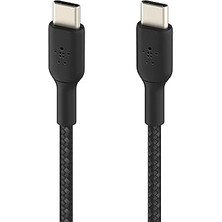 Nacario Belkin Boostcharge (0.5ft) Braided Usb-C To Usb-C Cable For Iphone 16, Iphone 16 Pro, Iphone 16