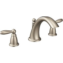 Nacario Moen T4943BN Brantford 2-Handle Deck Mount Roman Tub Faucet Trim Kit Without Valve, Brushed Nickel