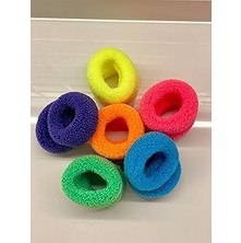 Nacario Miyamore Takı Teddy 12 Adet Renkli Saç Lastik Tokası